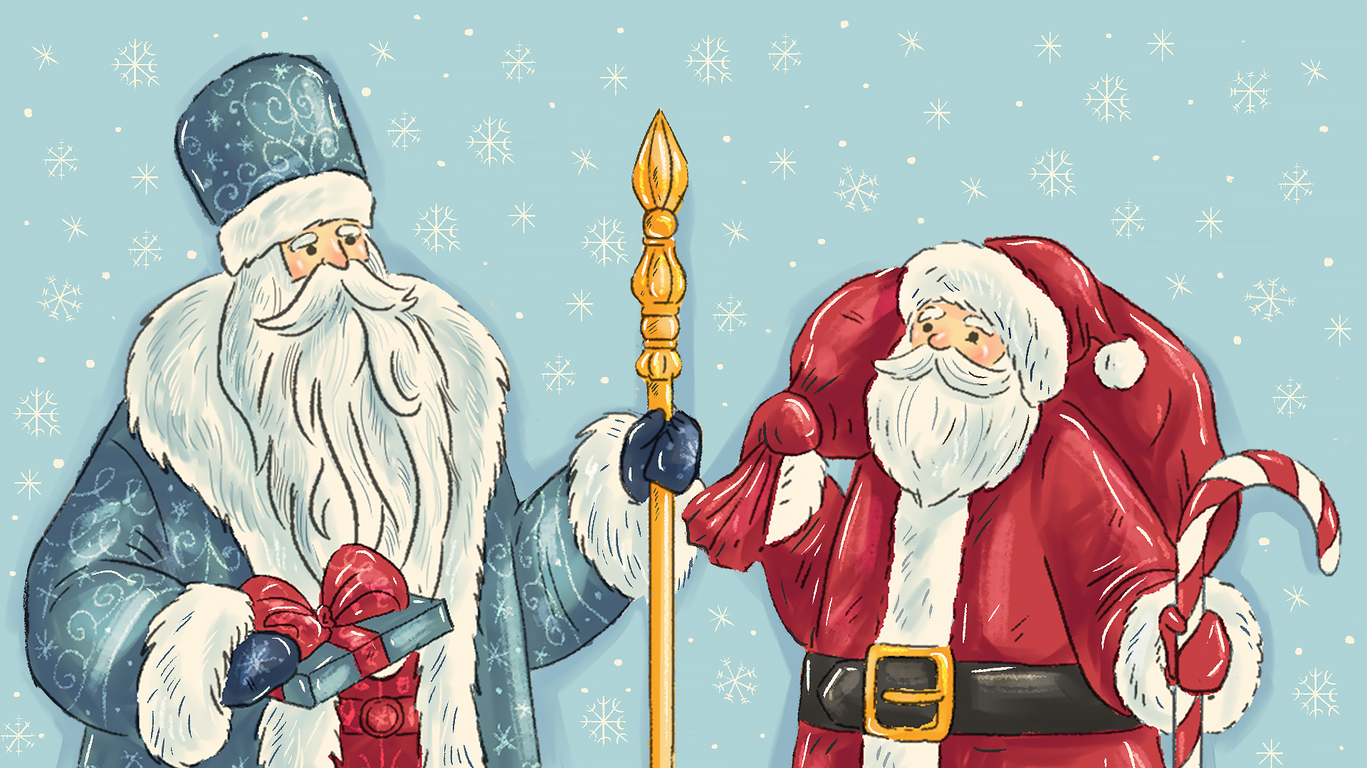 The Difference Between Santa Claus and Ded Moroz