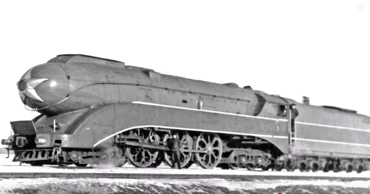 Streamlined Steam Locomotives/YouTube