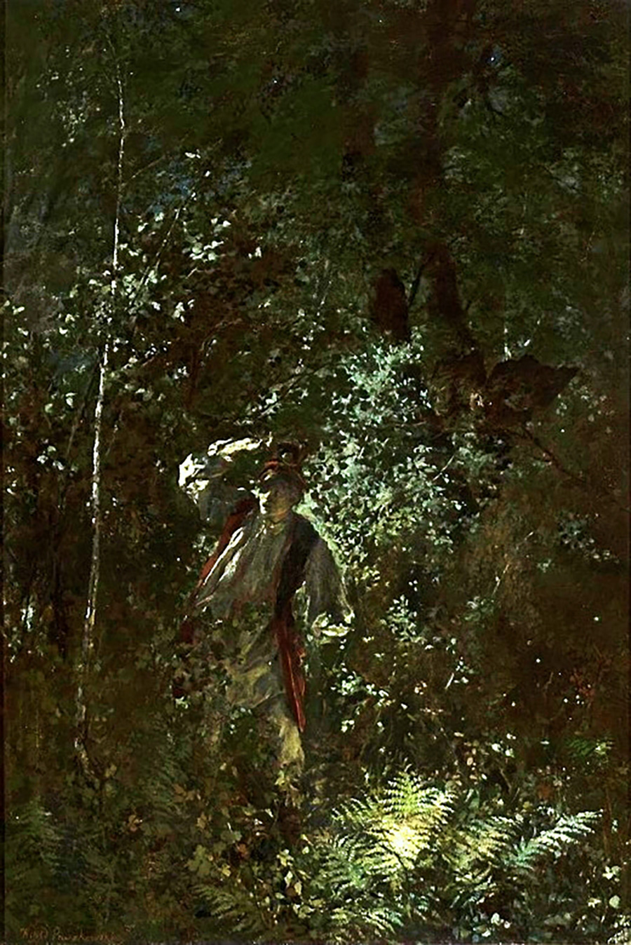 W. Pruszkowski «On Kupala Night» (or «Fern Flower») (1875). National Museum in Warsaw