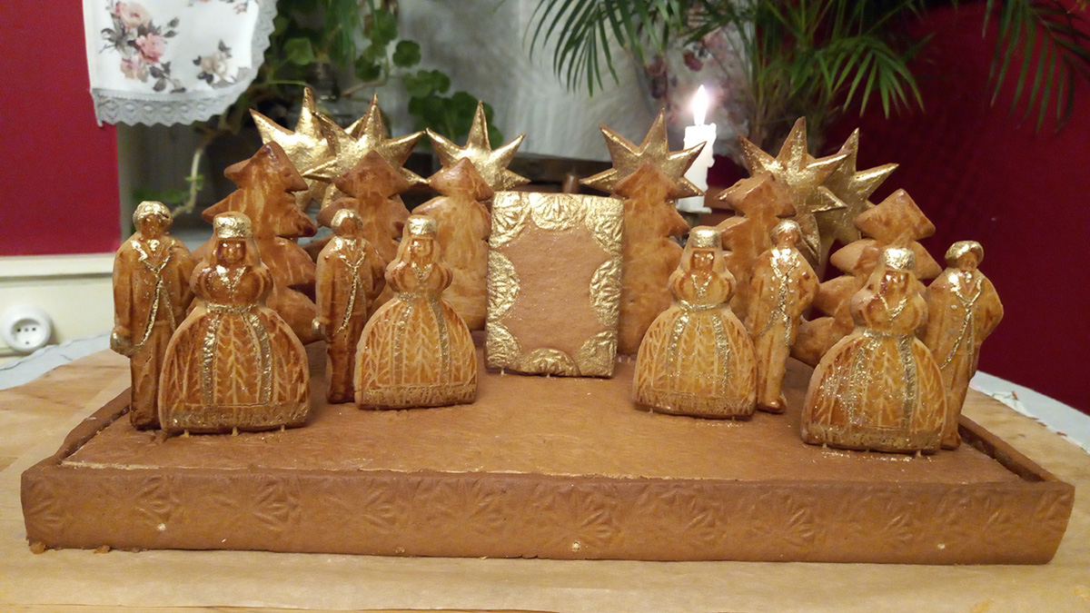 The Smyslovs' Gingerbread House