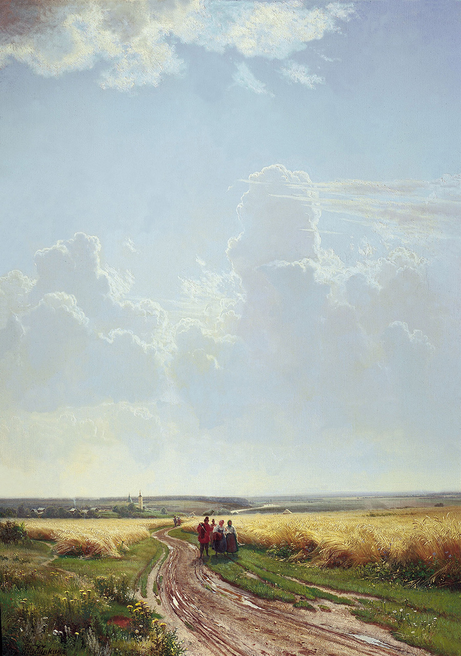 Ivan Shishkin ‘Midday. In the Outskirts of Moscow’ (1869). State Tretyakov Gallery