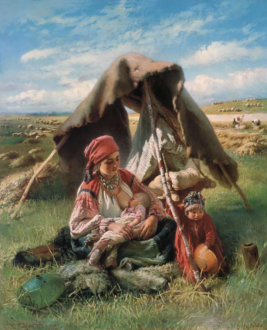 Konstantin Makovsky ‘Reaper’ (1871). Russian Museum