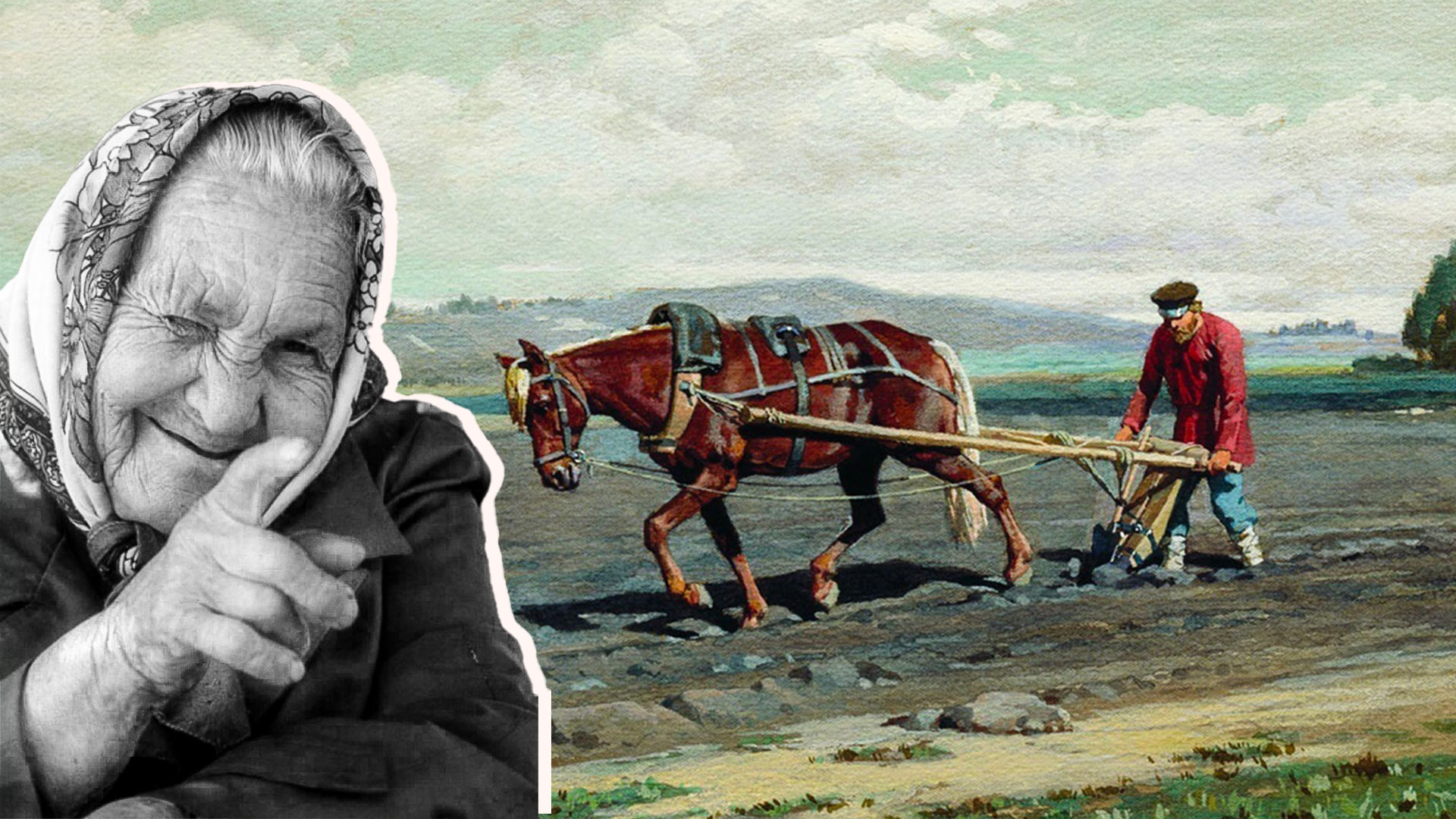 《你好，俄罗斯》平台多语种编辑团队（照片元素来源：伊尔库茨克苏卡乔夫州立艺术博物馆）