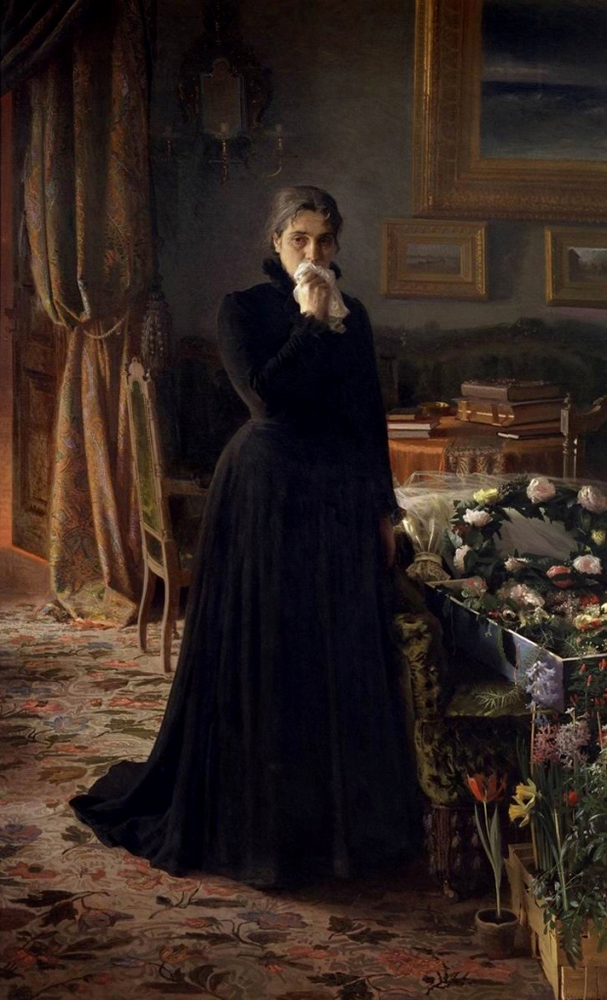 Ivan Kramskoy «Inconsolable Grief». 1884 - State Tretyakov Gallery