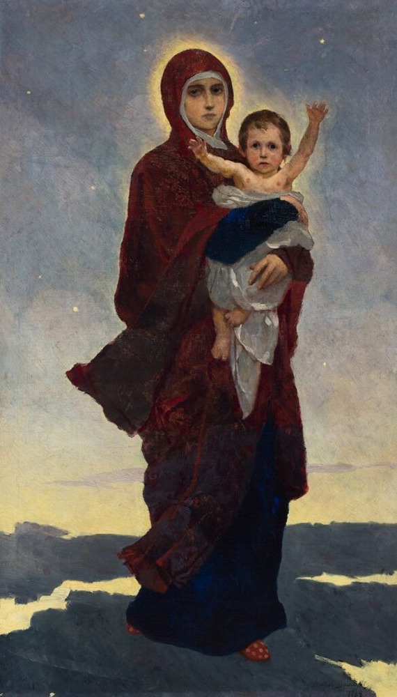 Viktor Vasnetsov «The Virgin and Child». 1887 - State Russian Museum
