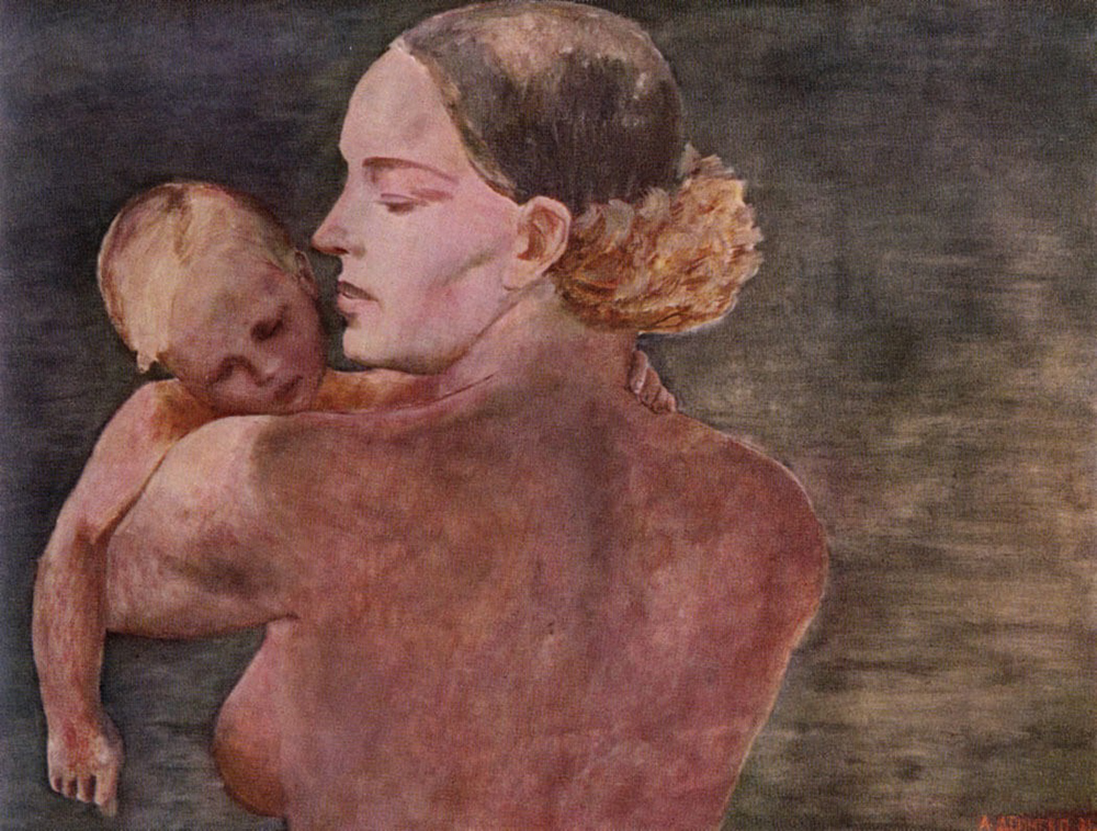Alexander Deineka «Mother». 1932 - State Tretyakov Gallery