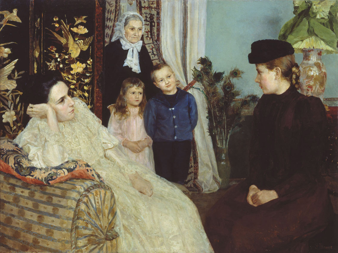 Emilia Shanks. Hiring a Governess --- Tyumen Regional Museum of Fine Arts
