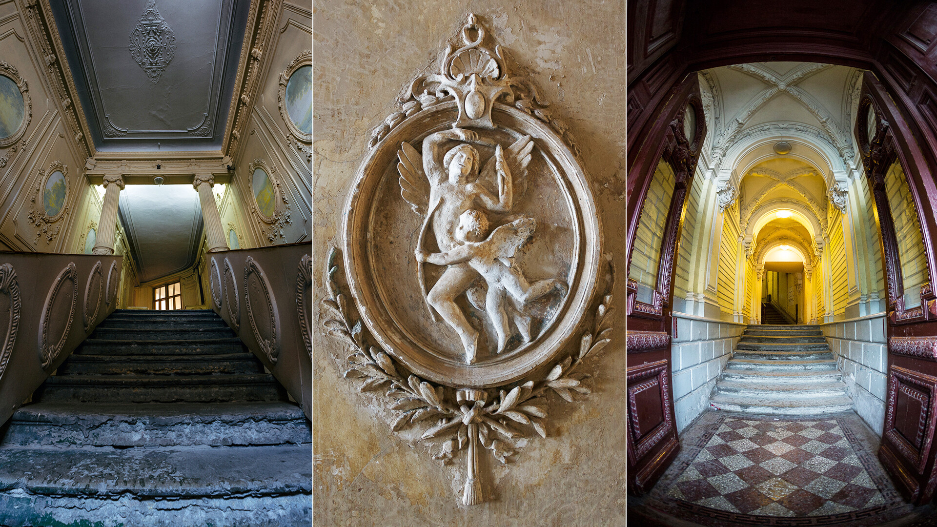 德米特里·多布罗杰耶夫拍摄的圣彼得堡的门厅和楼梯