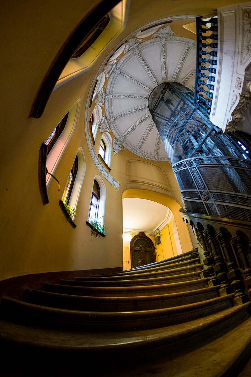 德米特里·多布罗杰耶夫拍摄的圣彼得堡的门厅和楼梯