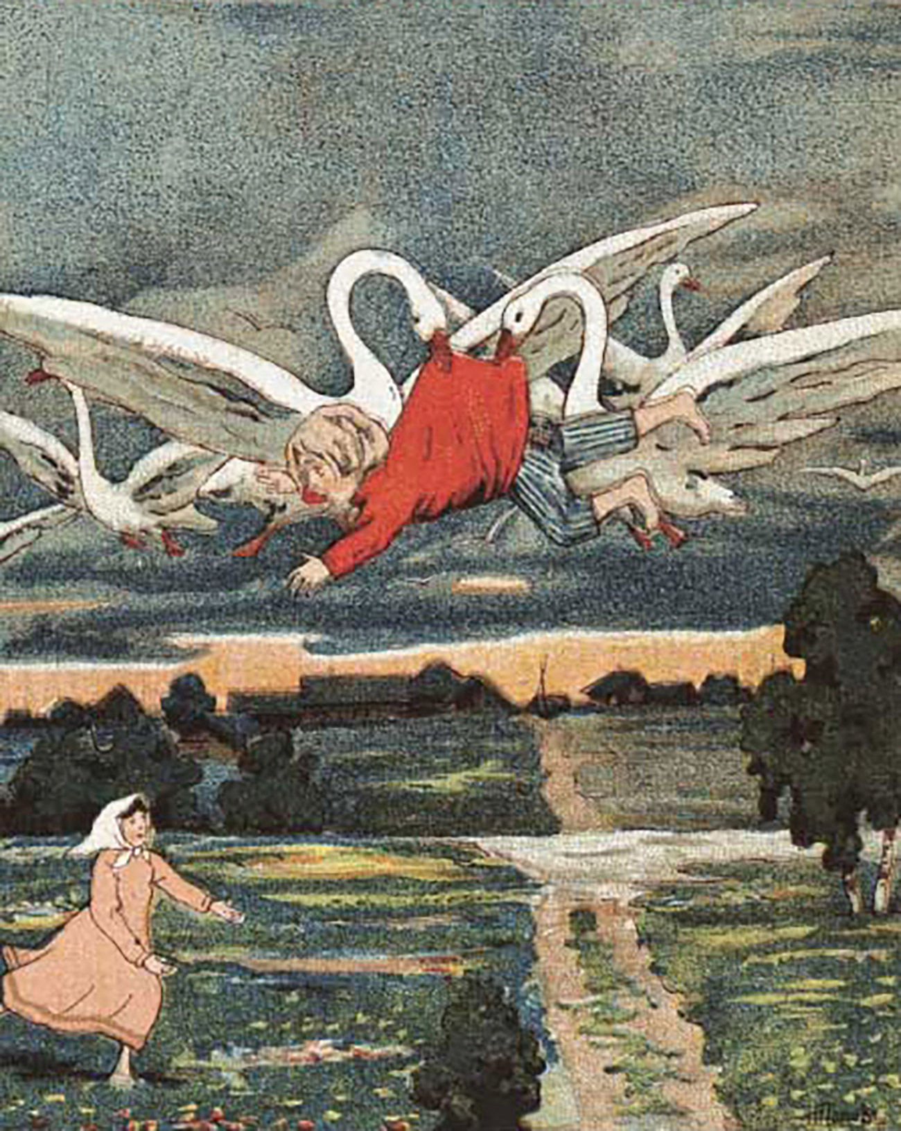 «Geese-Swans» --- Franz Teichel