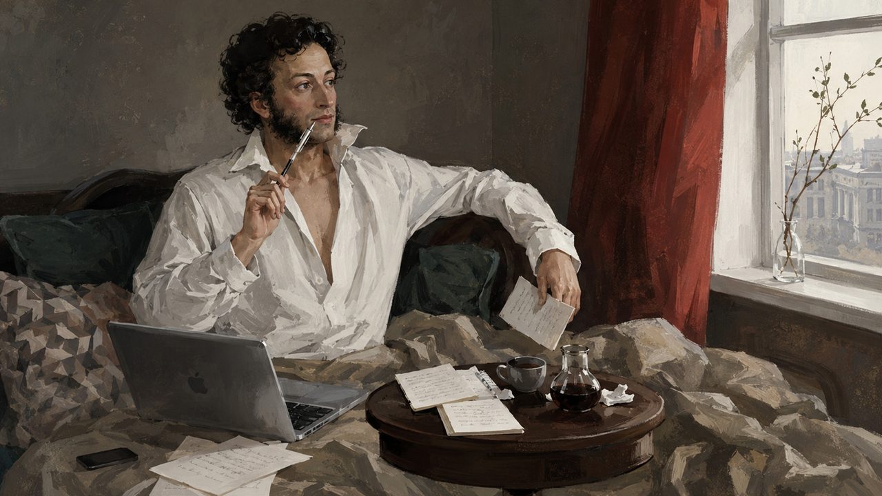 Janela para a Rússia (Museu Nacional Púchkin; OpenAI)