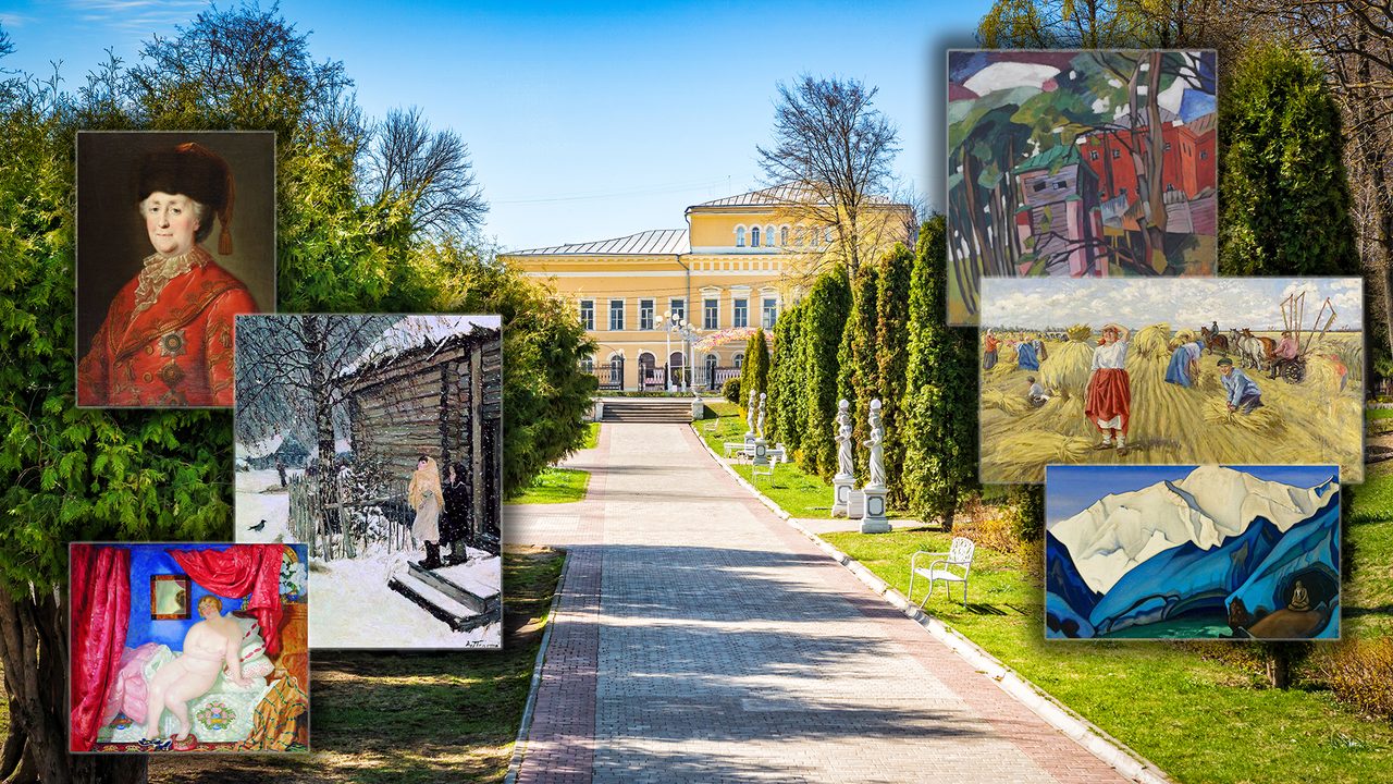 Janela para a Rússia (Foto: yulenochekk/Getty Images, Museu de Arte de Novosibirsk, Museu de Arte de Samara, Galeria regional de pintura de Tver, Museu de Historia e Arte de Serpukhov)