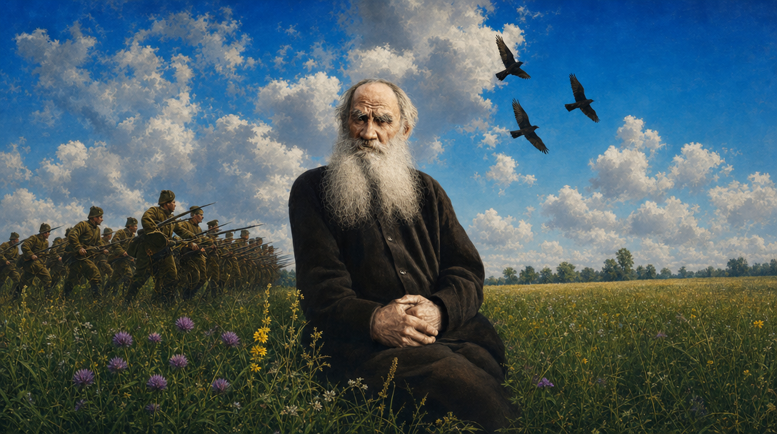 Gateway to Russia (Photo: Vladimir Chertkov/State Tolstoy Literary Museum; Open AI)