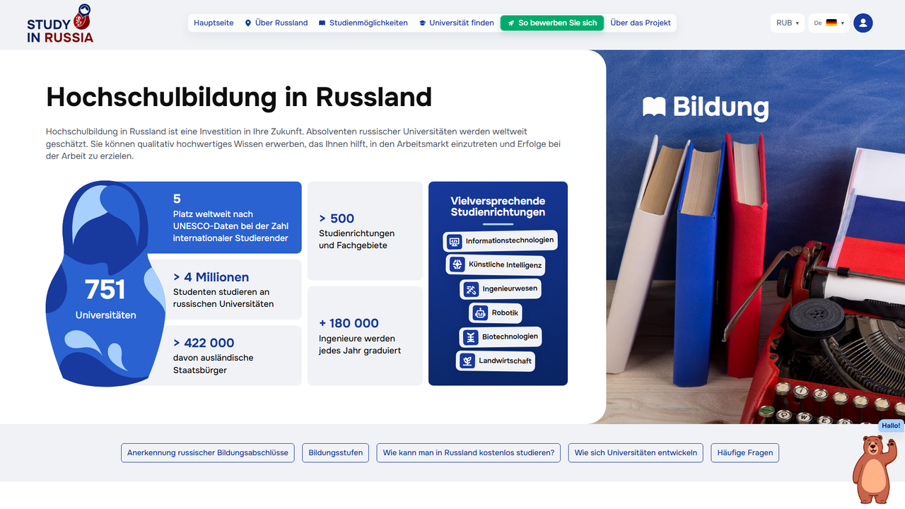 Study in Russia