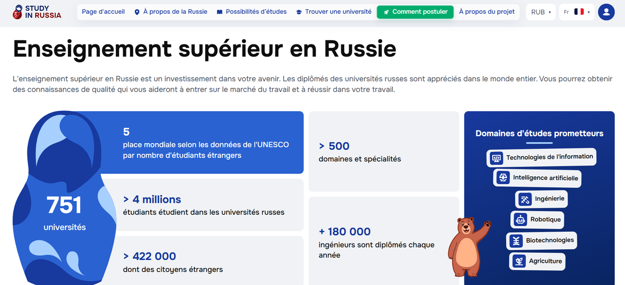 Study in Russia